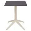 178 Table dexterieur QUATRO sable Mobilier terrasse professionnel Ezpeleta 1