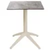 179 Table dexterieur QUATRO sable Mobilier terrasse professionnel Ezpeleta 2
