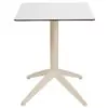 180 Table dexterieur QUATRO sable Mobilier terrasse professionnel Ezpeleta 3