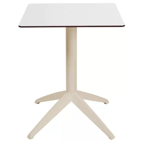 180 Table dexterieur QUATRO sable Mobilier terrasse professionnel Ezpeleta 3