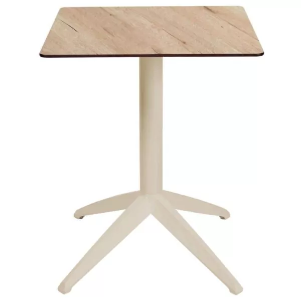 181 Table dexterieur QUATRO sable Mobilier terrasse professionnel Ezpeleta 4