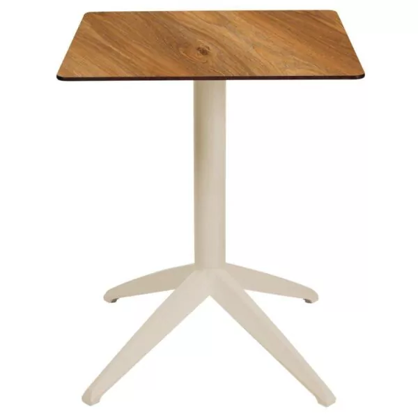 182 Table dexterieur QUATRO sable Mobilier terrasse professionnel Ezpeleta 5