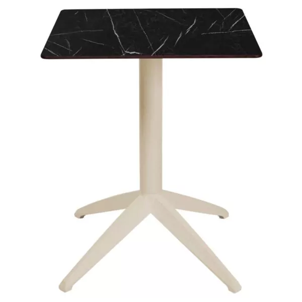 184 Table dexterieur QUATRO sable Mobilier terrasse professionnel Ezpeleta 7