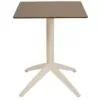 185 Table dexterieur QUATRO sable Mobilier terrasse professionnel Ezpeleta 8