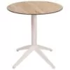 211 Table terrasse restaurant QUATRO Ronde Blanc Mobilier professionnel Ezpeleta 4