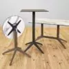 82 Table dexterieur QUATRO Anthracite Mobilier dexterieur pour professionnels Ezpeleta 9