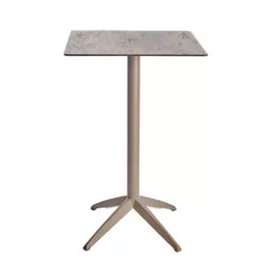 Mange-Debout QUATRO - TAUPE - Mobilier professionnel - Pour Hôtel / Restaurant / Brasserie Ezpeleta - 2
