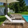 Bain de soleil LAGO - Mobilier professionnel extérieur terrasse piscine Ezpeleta - 4