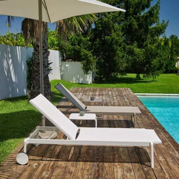 Bain de soleil LAGO - Mobilier professionnel extérieur terrasse piscine Ezpeleta - 4