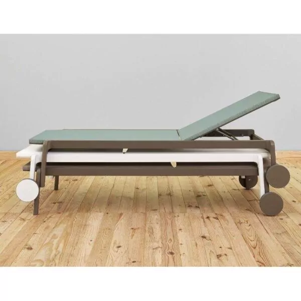Bain de soleil LAGO - Mobilier professionnel extérieur terrasse piscine Ezpeleta - 5
