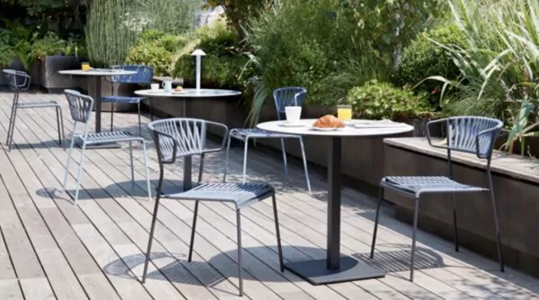 Chaise Lisa Club | Chaise bar extérieur pour terrasse SCAB - 6