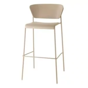 Tabouret Lisa Techno H66/ H75cm : une touche contemporaine à votre terrasse SCAB - 1