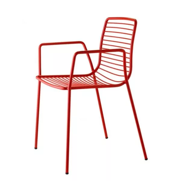 Fauteuil d'extérieur Summer avec accoudoirs - restaurant terrasse SCAB - 4