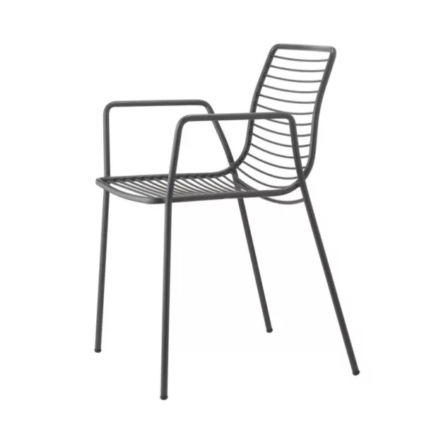 Fauteuil d'extérieur Summer avec accoudoirs - restaurant terrasse SCAB - 8