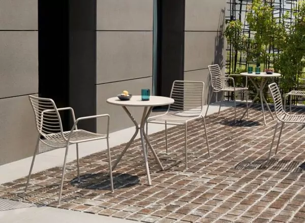 Fauteuil d'extérieur Summer avec accoudoirs - restaurant terrasse SCAB - 11
