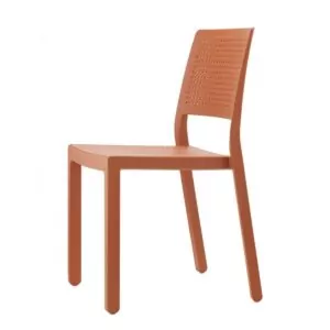 Chaise de terrasse professionnelle empilable Emi SCAB - 2