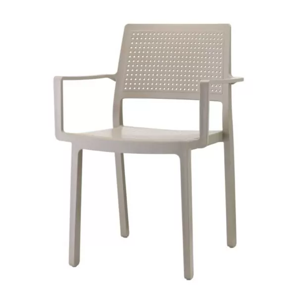 Fauteuil Emi avec accoudoirs pour terrasse professionnelle SCAB - 5