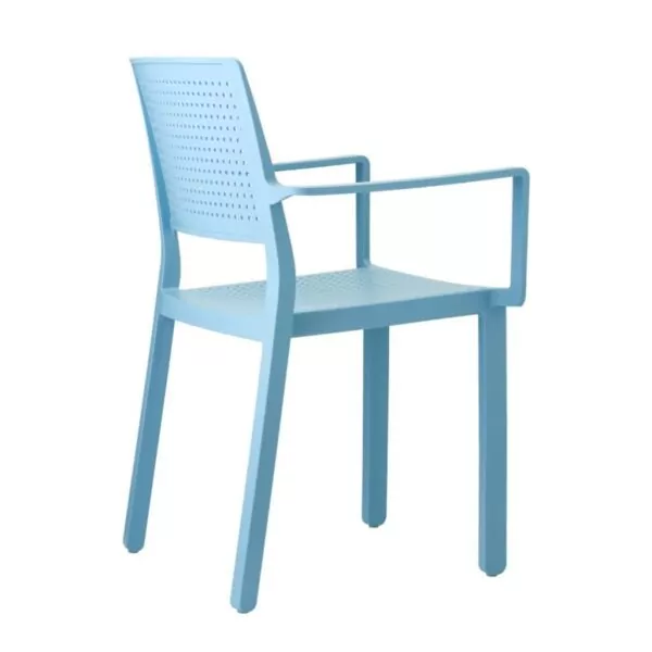 Fauteuil Emi avec accoudoirs pour terrasse professionnelle SCAB - 12