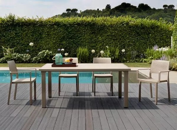 Fauteuil Emi avec accoudoirs pour terrasse professionnelle SCAB - 15