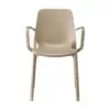 Fauteuil d'extérieur empilable avec accoudoirs Ginevra SCAB - 1