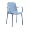 Fauteuil d'extérieur empilable avec accoudoirs Ginevra SCAB - 4