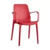 Fauteuil d'extérieur empilable avec accoudoirs Ginevra SCAB - 6