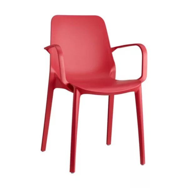 Fauteuil d'extérieur empilable avec accoudoirs Ginevra SCAB - 6