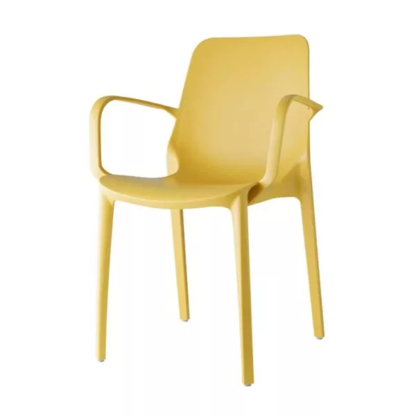 Fauteuil d'extérieur empilable avec accoudoirs Ginevra SCAB - 10