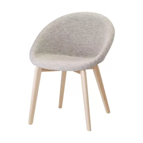 Chaise pour restaurant Guilia Pop en bois massif SCAB - 1