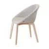 Chaise pour restaurant Guilia Pop en bois massif SCAB - 2