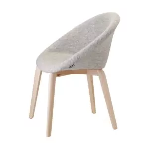 Chaise pour restaurant Guilia Pop en bois massif SCAB - 2