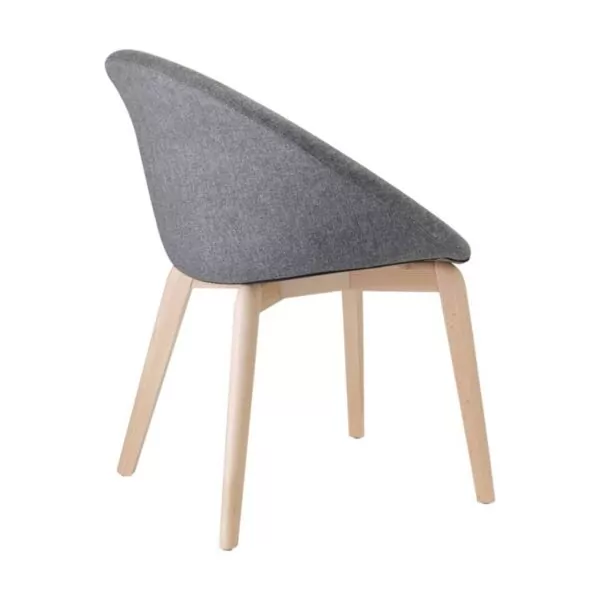Chaise pour restaurant Guilia Pop en bois massif SCAB - 4