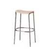 Tabouret de bar Trick Pop avec assise en bois SCAB - 3