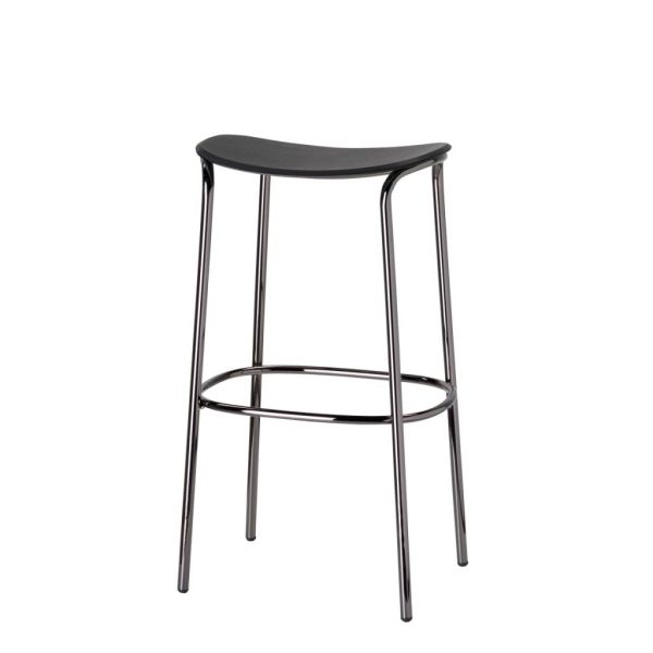 Tabouret de bar Trick Pop avec assise en bois SCAB - 4