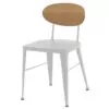 Chaise avec dossier bois Nexus : le mariage parfait du bois et du métal JAB DESIGN - 1