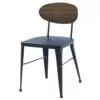 Chaise avec dossier bois Nexus : le mariage parfait du bois et du métal JAB DESIGN - 3