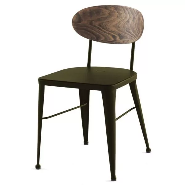 Chaise avec dossier bois Nexus : le mariage parfait du bois et du métal JAB DESIGN - 4