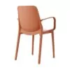 Fauteuil d'extérieur empilable avec accoudoirs Ginevra SCAB - 12