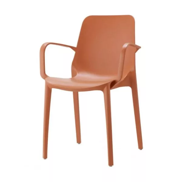 Fauteuil d'extérieur empilable avec accoudoirs Ginevra SCAB - 14