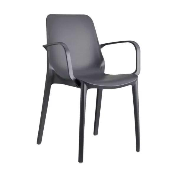 Fauteuil d'extérieur empilable avec accoudoirs Ginevra SCAB - 16