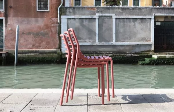 Chaise bistrot Doga, chaise d'extérieur élégante et facile à entretenir Nardi - 9