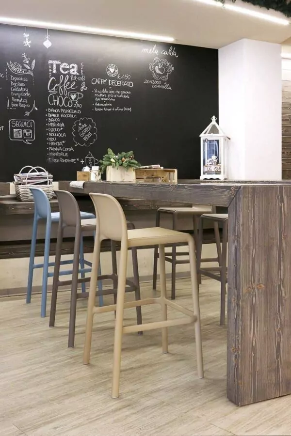 Tabouret de bistrot Faro, l'élégance en fibre de verre Nardi - 8